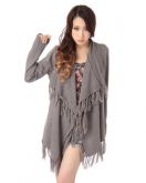 Liz Lisa Döll - Cardigan com franjas