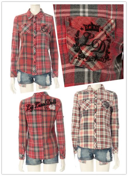 Liz Lisa Döll - Camisa Xadrez