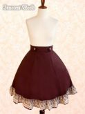 Skirt waist button